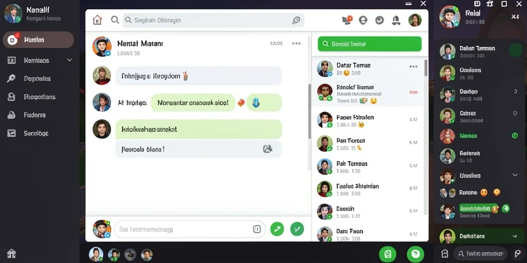 Fitur sosial yang memungkinkan interaksi dengan pemain lain.