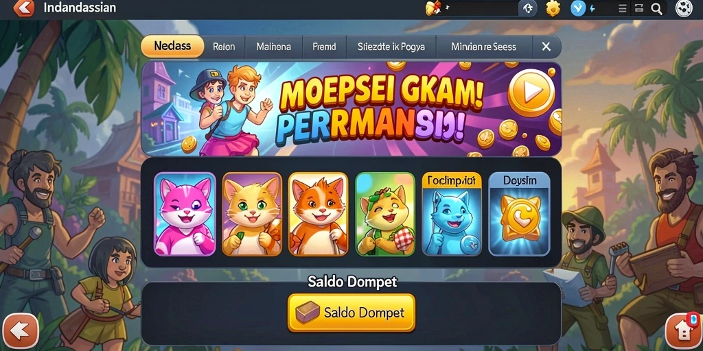 Tangkapan layar menggambarkan grafis yang memukau.