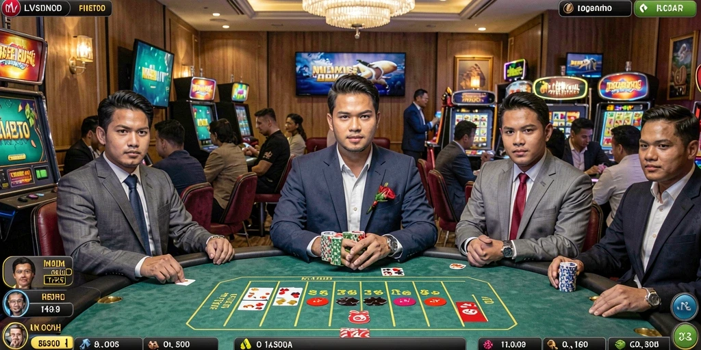 Karakter unik dengan kemampuan berbeda di setiap level.