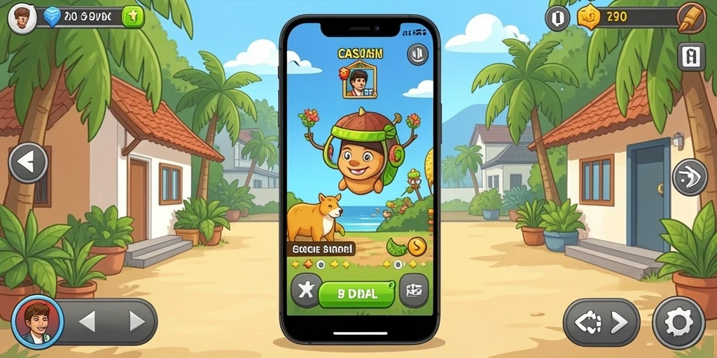 Screenshot 3: Memperlihatkan pilihan karakter menarik.