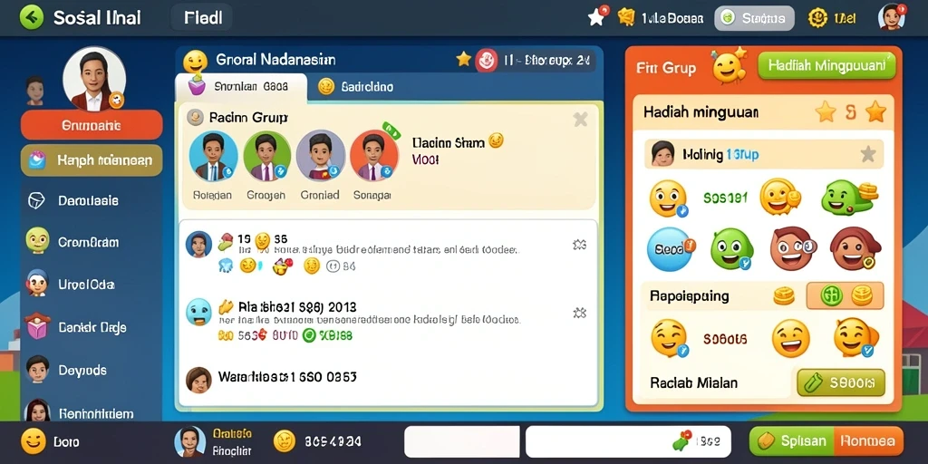 Fitur live chat yang siap membantu pengguna.